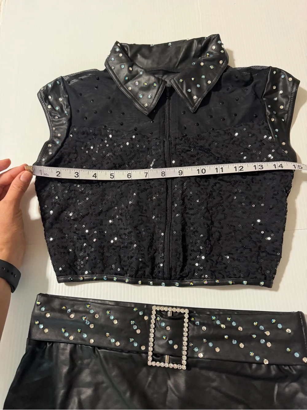 Weissman dance costume menswear suit tux pleather The Business SQ12748 MA adult